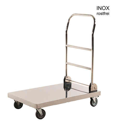 825x520xH970 foldable platform cart 18/0 Inox