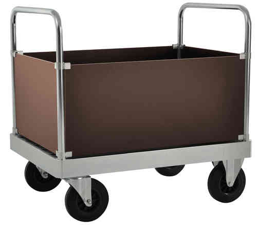 1000x700xH960 Platform cart heavyload with 4 sidewalls