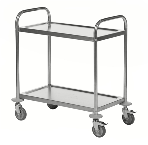 AKM60350 | Stainless steel trolley 2 shelves